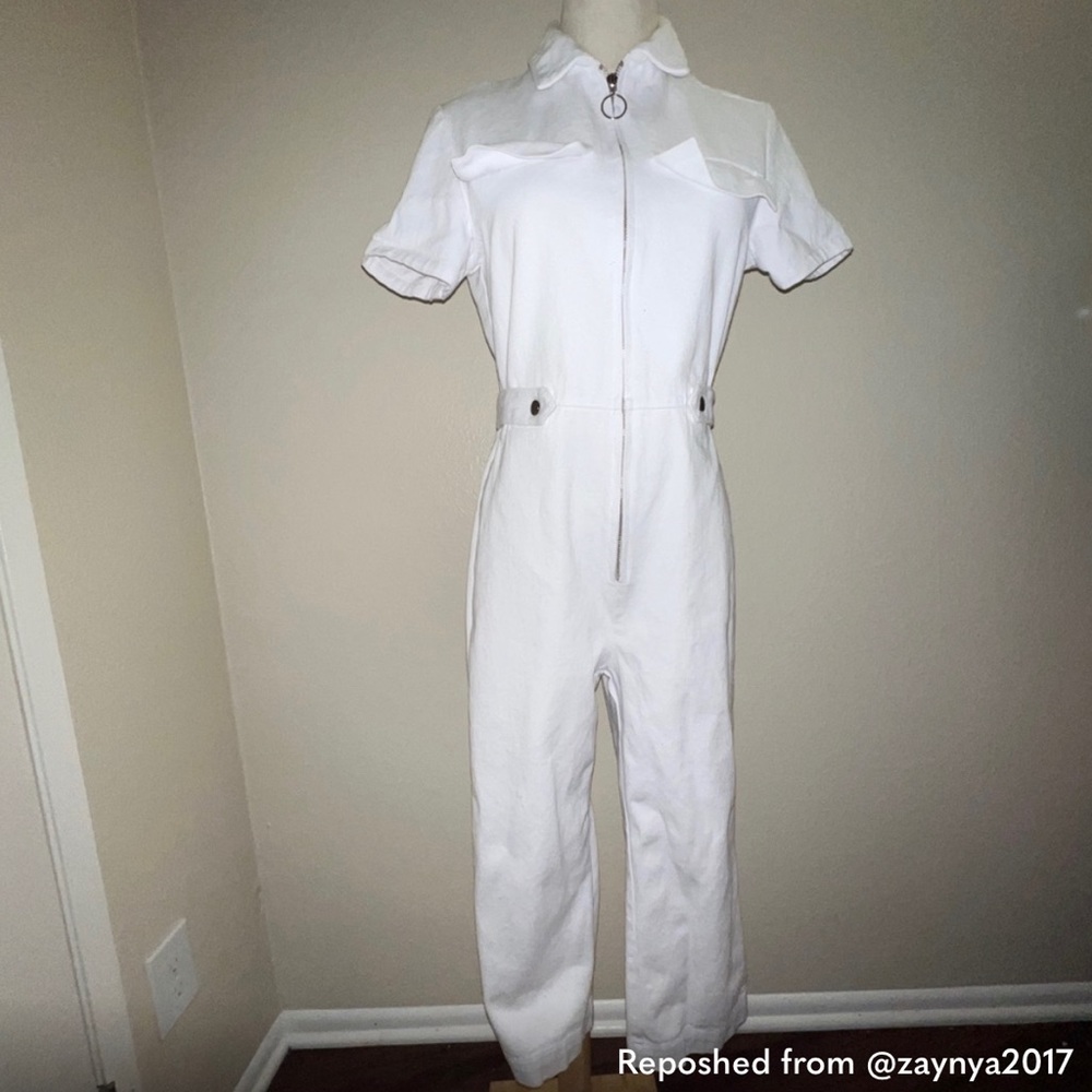 Valfre White “Have an Adult Day” Jumpsuit - Picture 3 of 4